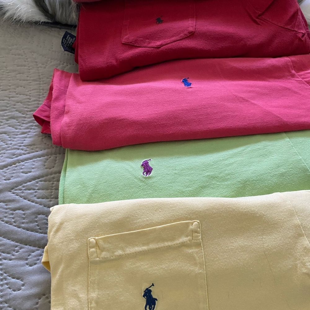 Polo by Ralph Lauren womens 5 tshirts XL